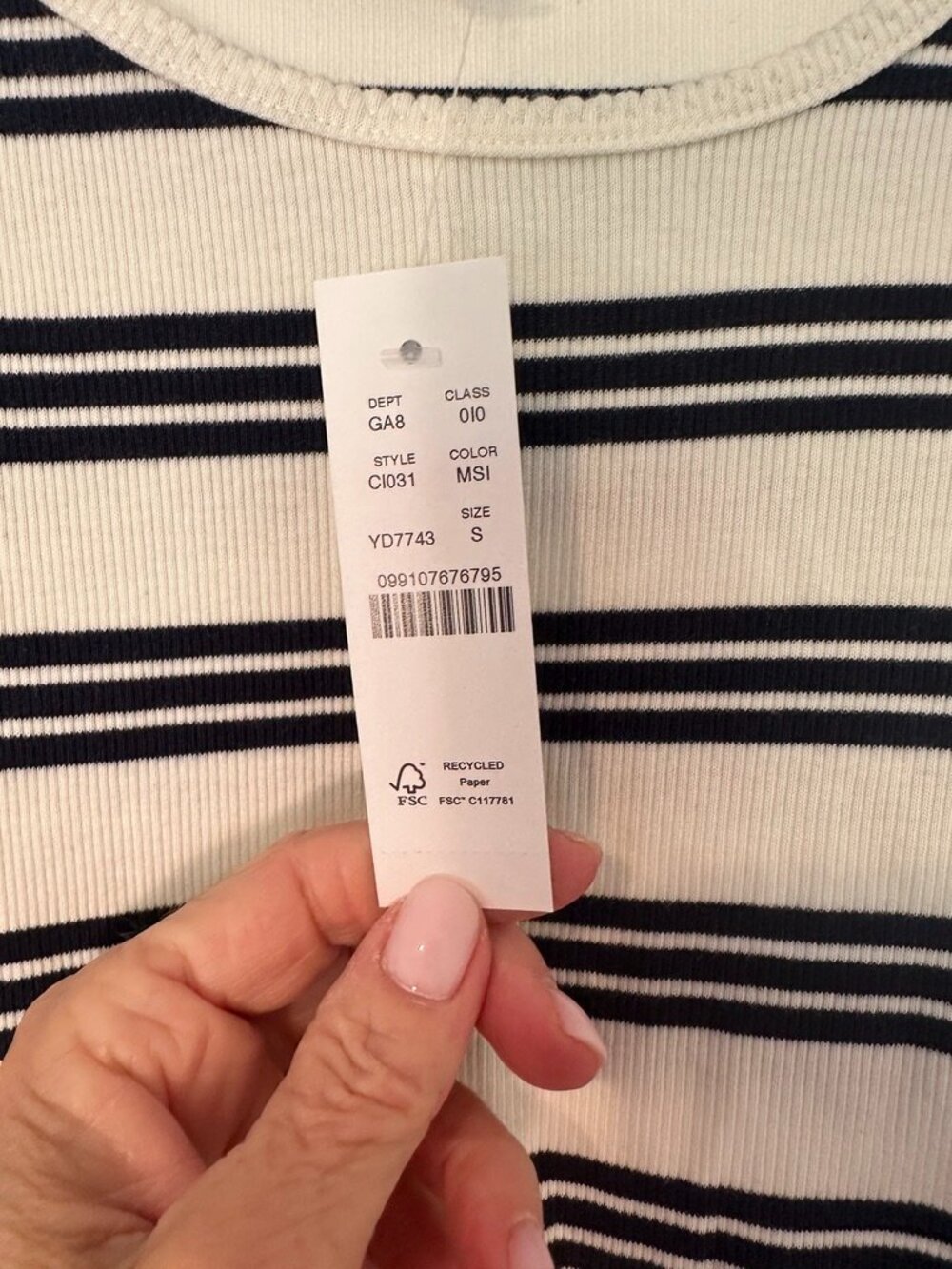 Striped T shirt - Picture 3 of 3